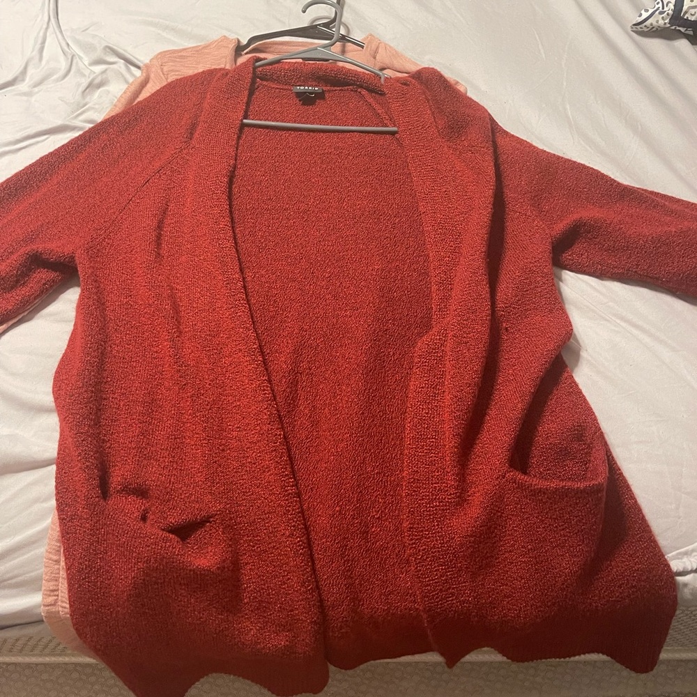 Nwt Torrid Size 2 Rust Colored Cardigan - image 1